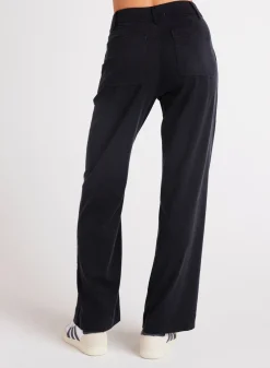 Bella Dahl Sydney Wide Leg Pant - Vintage Black- Seasonal Essentials