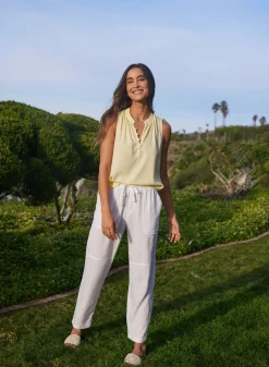 Bella Dahl Utility Tie Waist Trouser - - Essentials Bottoms