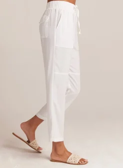 Bella Dahl Utility Tie Waist Trouser - - Essentials Bottoms